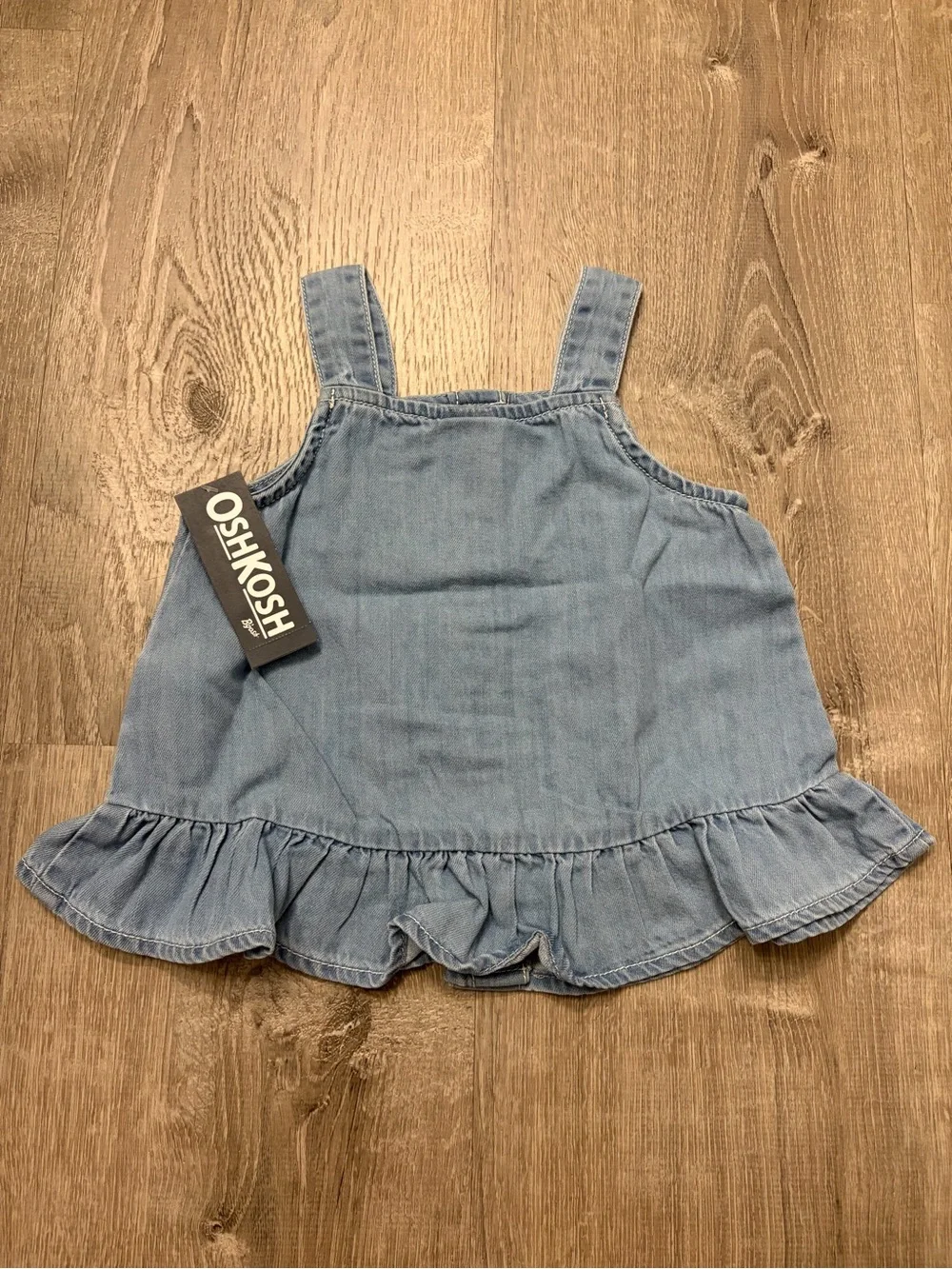OshKosh B'gosh Baby Girl Chambray Tank Top- NWT